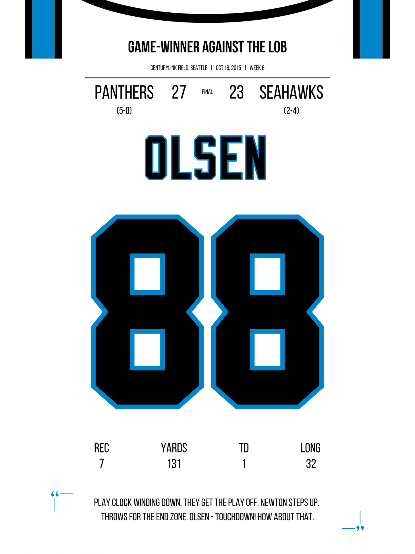 Olsen - Game-Winner against the LOB