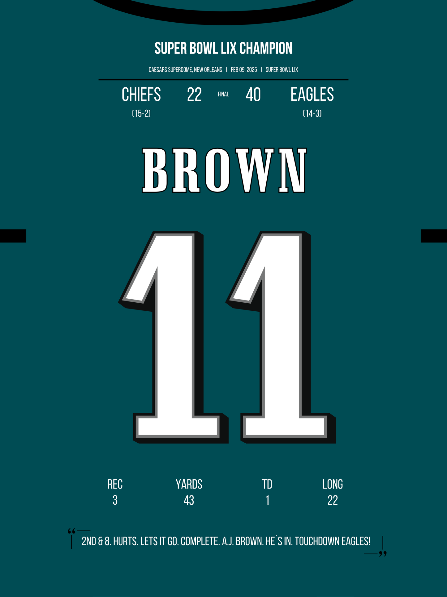 Brown - Super Bowl LIX