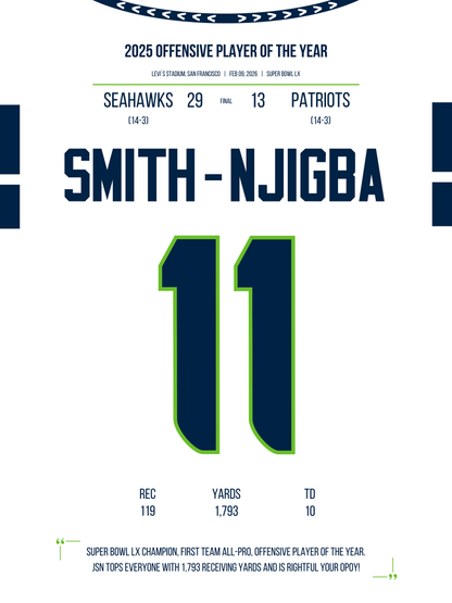 Smith-Njigba  - 2025 OPOY
