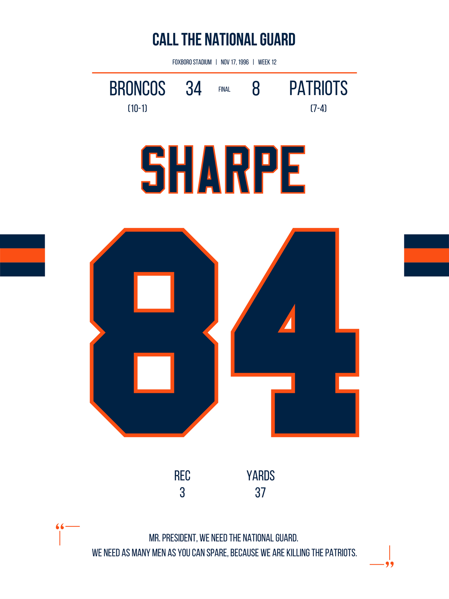 Sharpe - Call The National Guard
