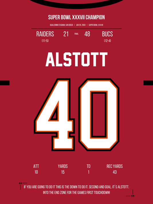 Alstott - Super Bowl XXXVII