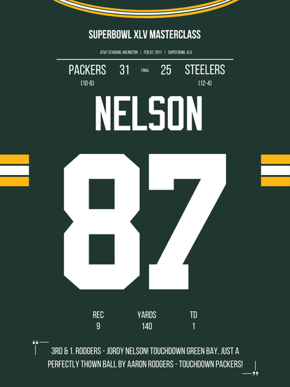 Nelson - Super Bowl XLV