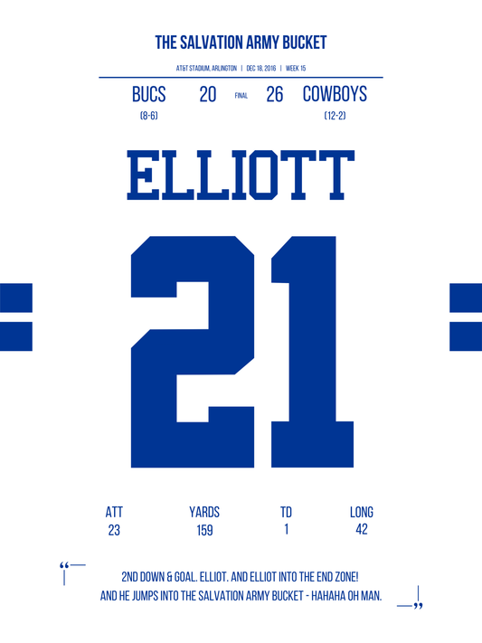 Elliott - Salvation Army Bucket
