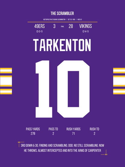 Tarkenton - The Scrambler