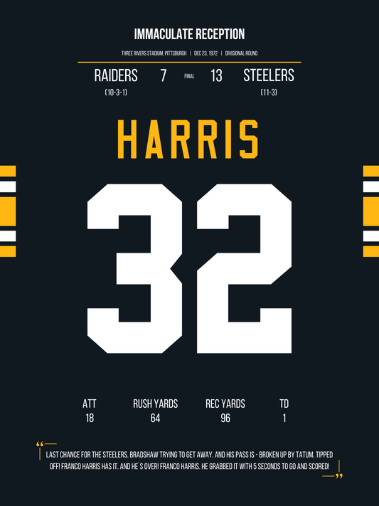Harris - Immaculate Reception