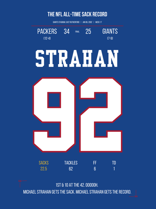 Strahan - All-Time Sack Leader