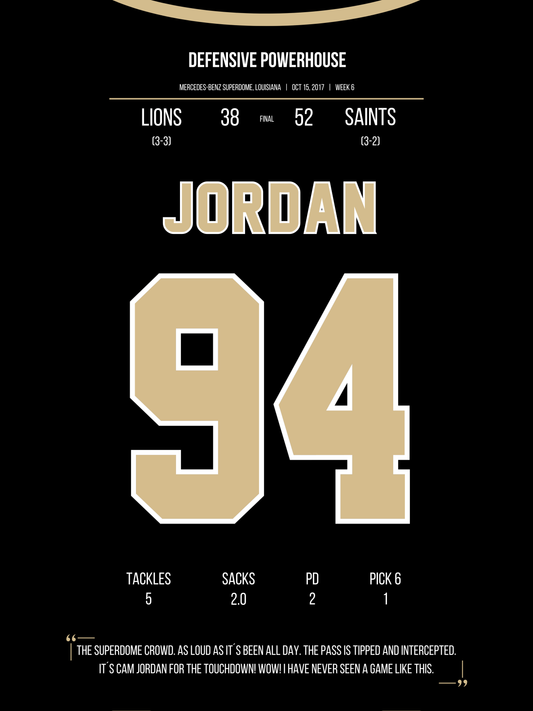 Jordan - Defensive Powerhouse