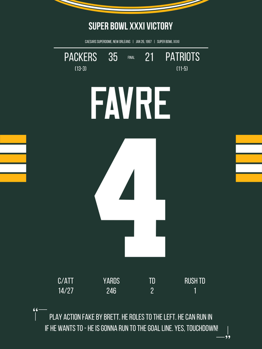 Favre - Super Bowl XXXI