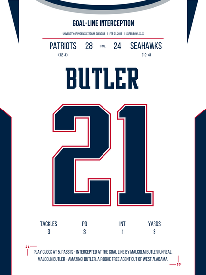 Butler - Goal Line Interception