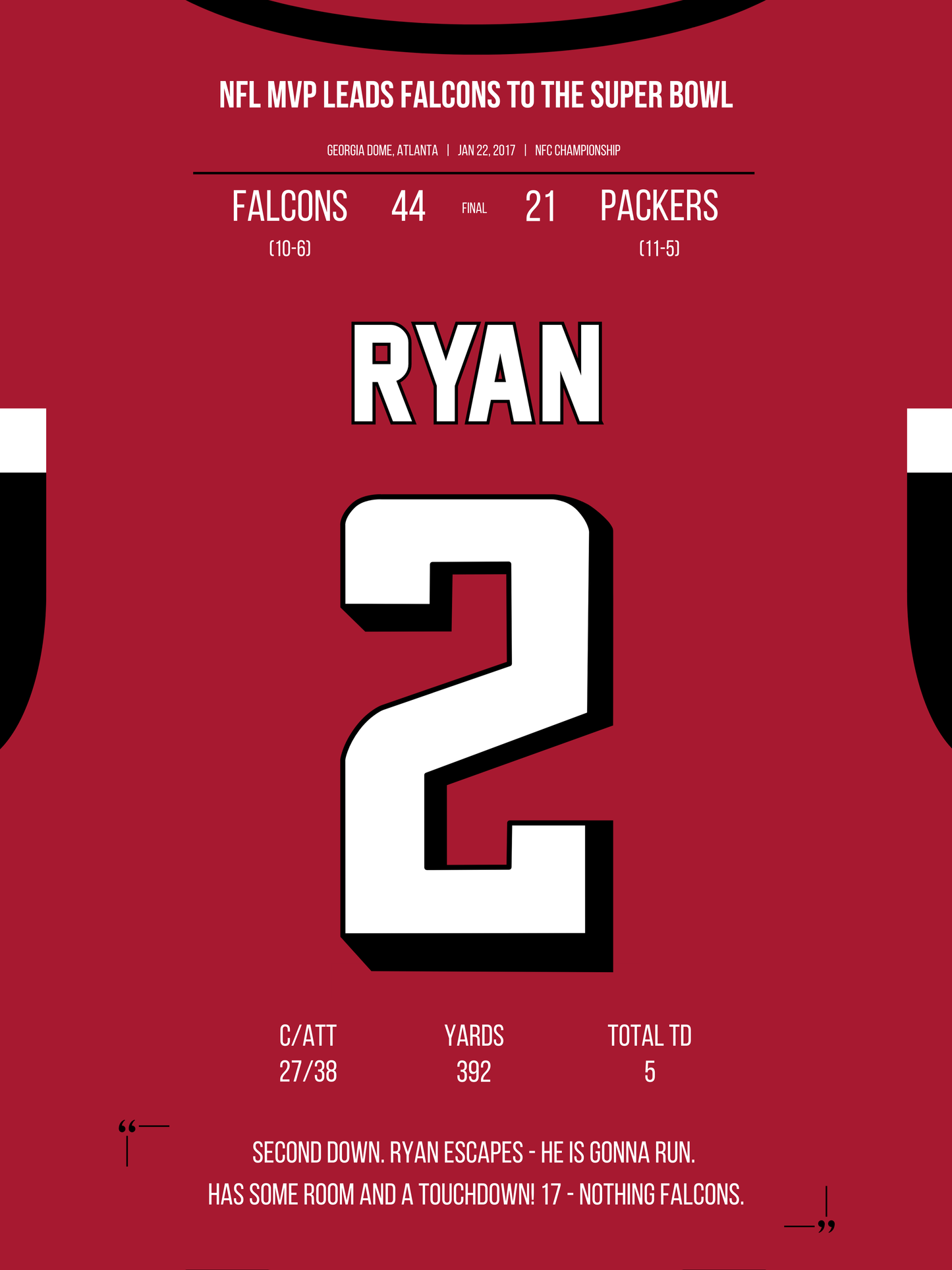 Ryan - NFC Champion 2016