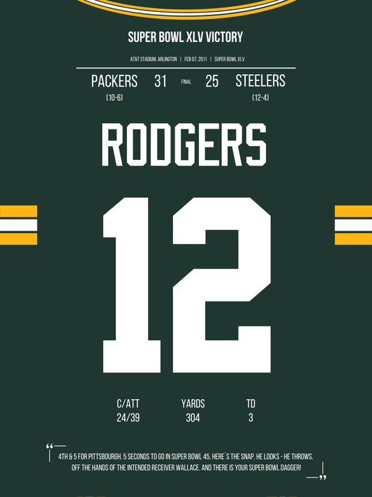 Rodgers - Super Bowl XLV