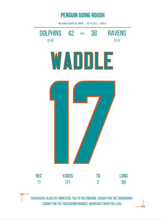 Waddle - Dominating The Ravens