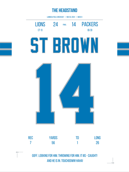 St Brown - Headstand