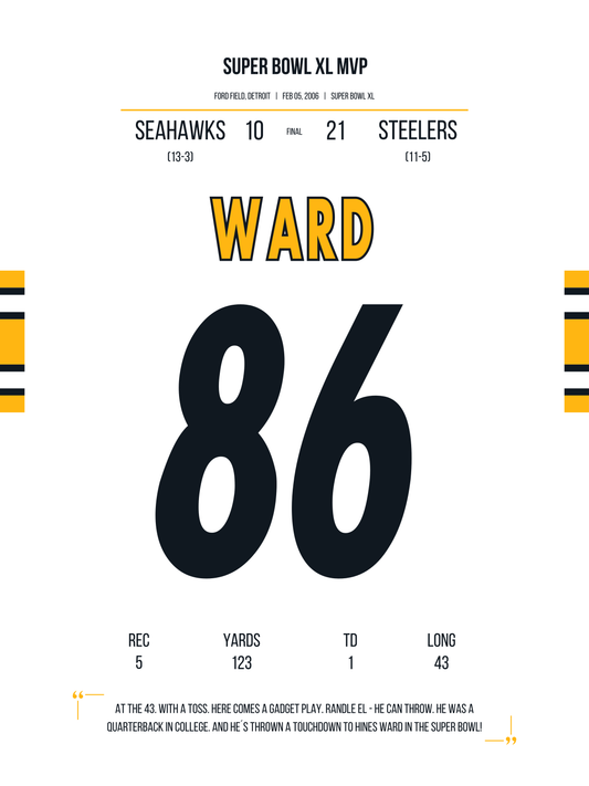 Ward - Super Bowl XL MVP
