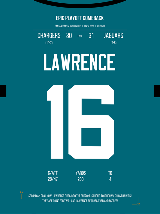 Lawrence - Epic Playoff Comeback
