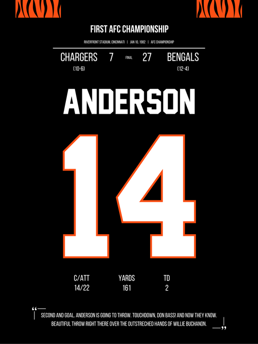 Anderson - First AFC Championship