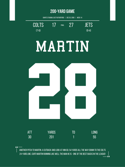 Martin - 200-Yard Game