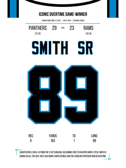 Smith Sr - Iconic Overtime Game-Winner