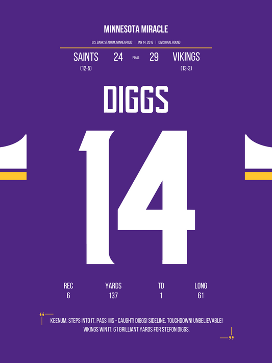 Diggs - Minnesota Miracle