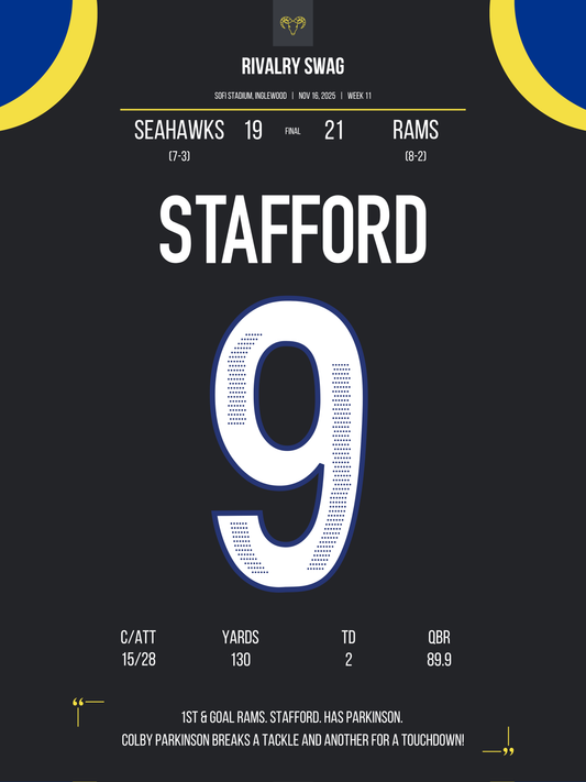 Stafford - Rivalry Swag