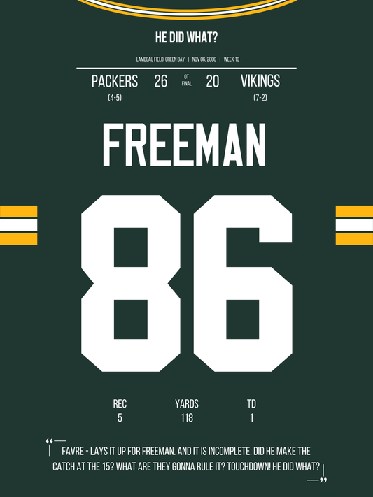 Freeman - He did what?