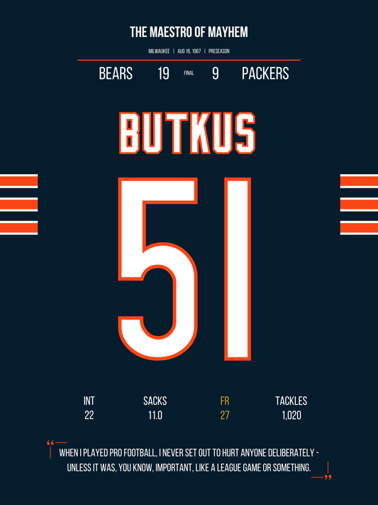 Butkus - Maestro of Mayhem