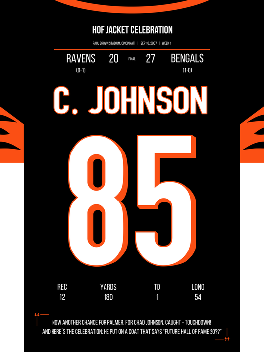 C. Johnson - HOF Jacket Celebration