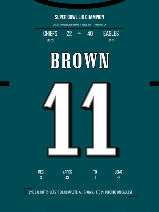 Brown - Super Bowl LIX