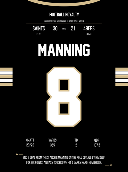 Manning - Football Royalty