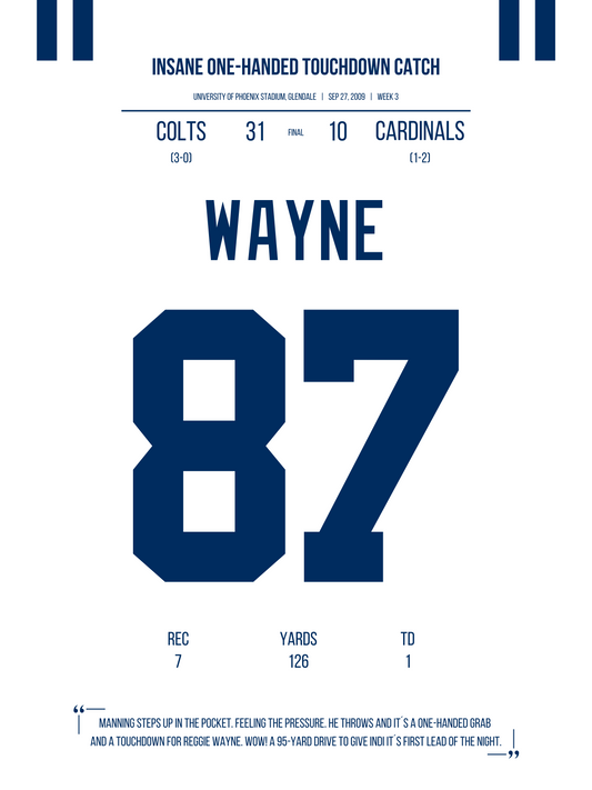 Wayne - Super Bowl XLI