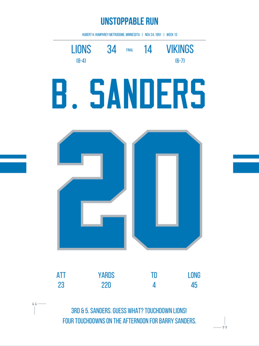 Sanders - Unstoppable Run