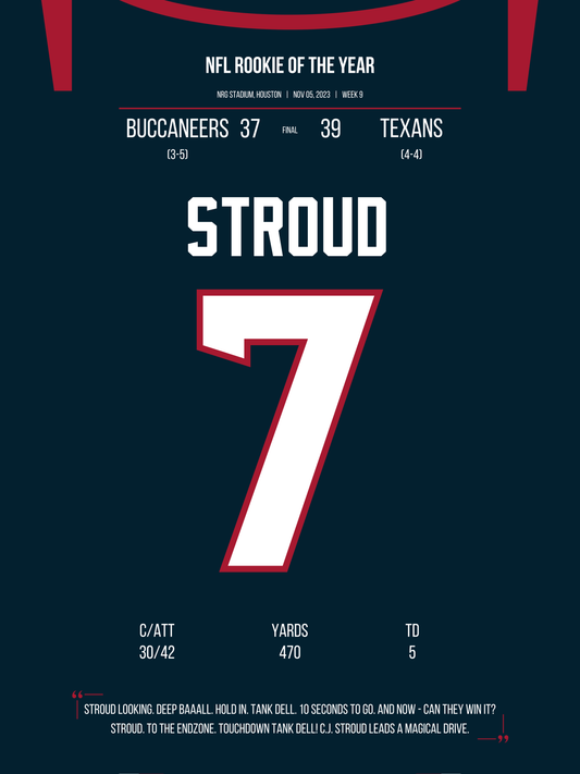 Stroud - 2023 Rookie of the Year