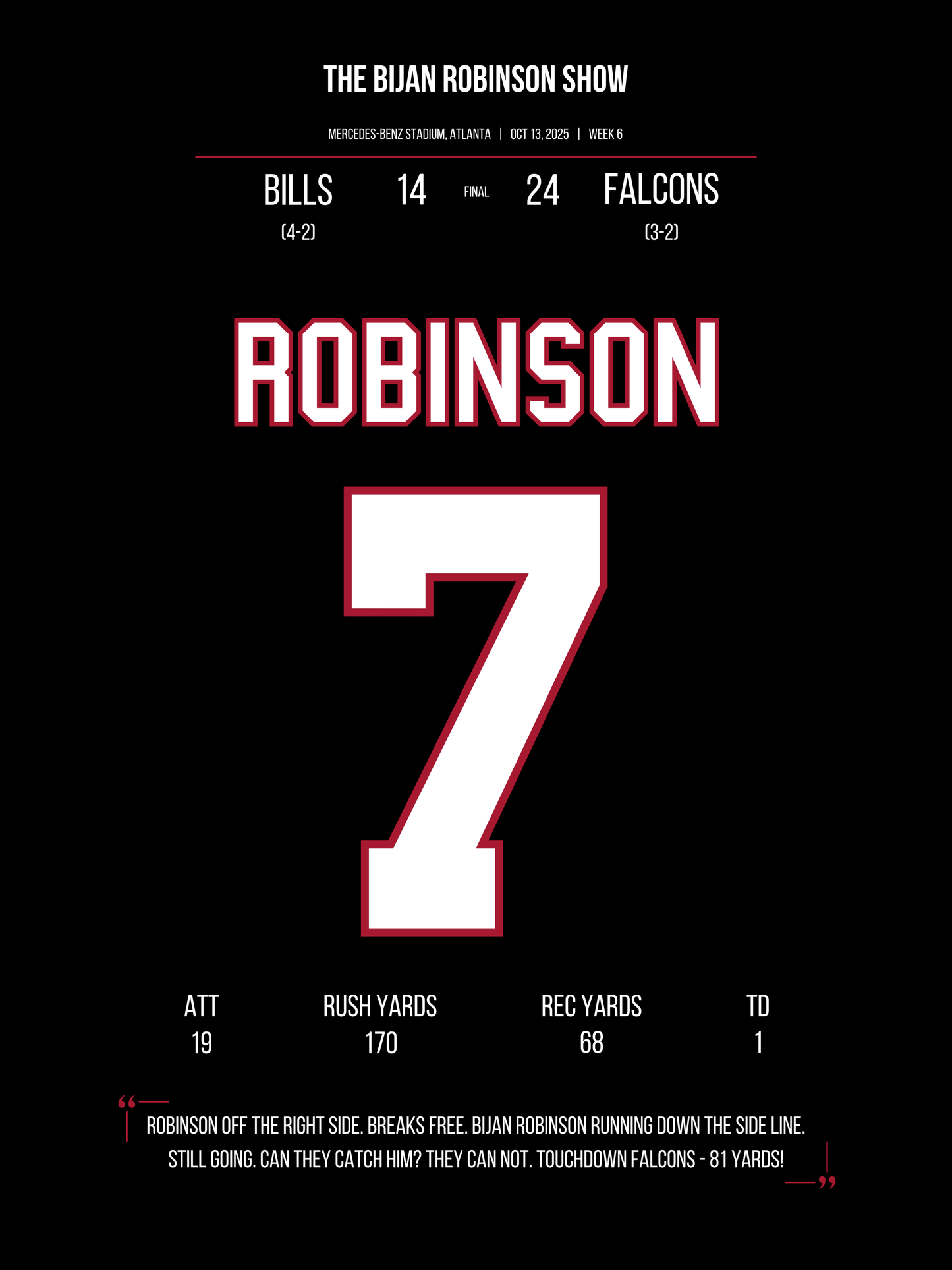 Robinson - The Bijan Robinson Show