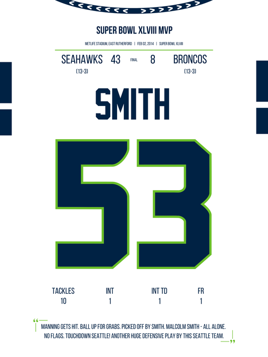Smith - Super Bowl XLVIII MVP