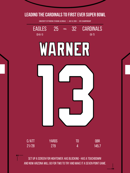 Warner - First NFC Championship